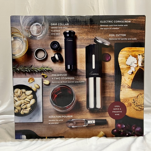 *NEW IN BOX* Rabbit 8-Piece Electric Wine Set - Picture 2 of 4